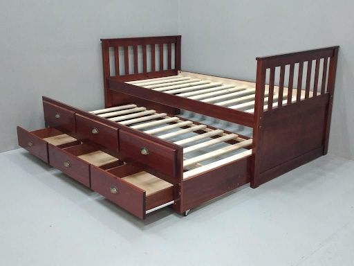 Captain bed (WOOD 100%) TWIN 
